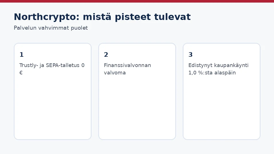 Northcrypto: kolme suurinta vahvuutta