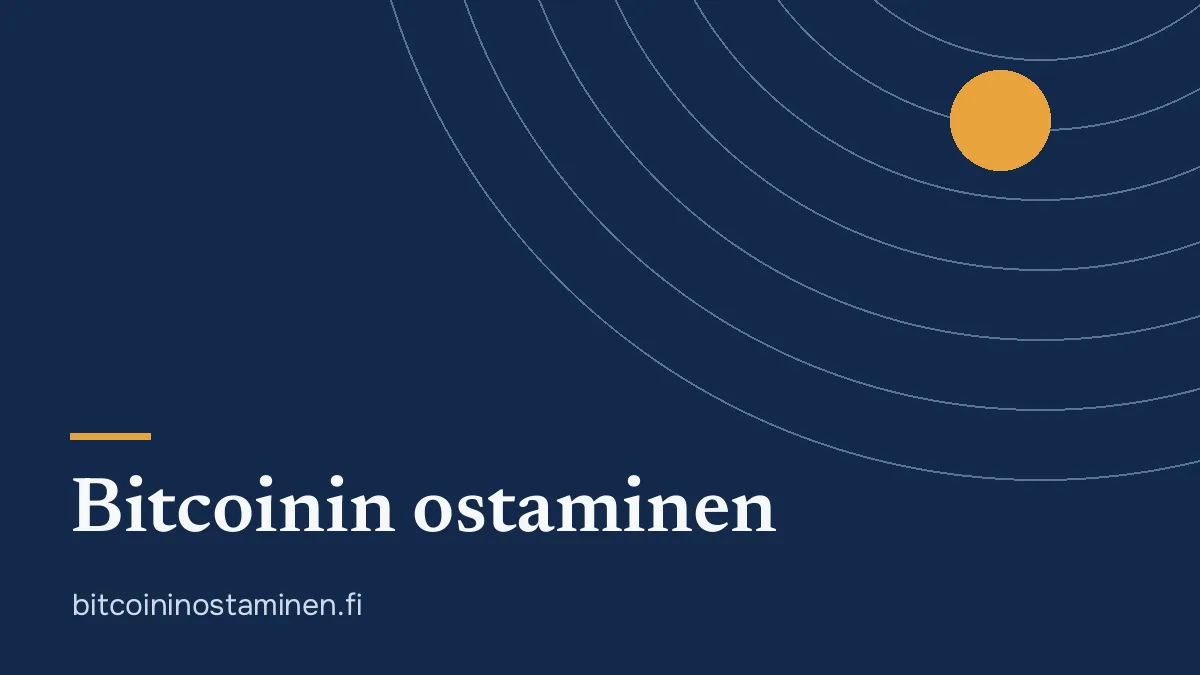 Bitcoinin ostaminen: viisi MiCA-palvelua Suomessa vertailussa